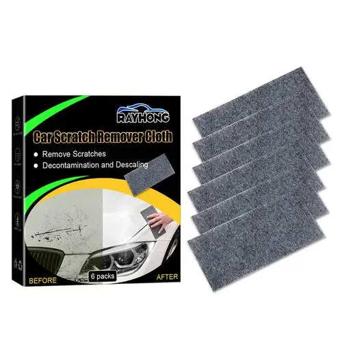 6pcs Nano Sparkle Cloth Car Scratch Repair Cloth Universal Metal Surface  Polishing Anti-Scratch Cloth Scratch Repair Remover - AliExpress