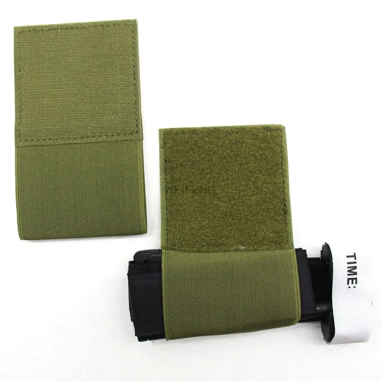 

2PCS Tactical Tourniquet Holder Hook & Loop Secure Pouch for Molle Belt Hunting Chest Rig Vest Plate Carrier EDC Pouch First Aid
