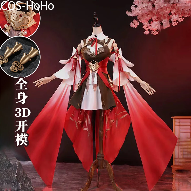 

COS-HoHo Honkai: Star Rail Tingyun Game Suit Elegant Lovely Dress Cosplay Costume Halloween Party Role Play Outfit Women S-XXL