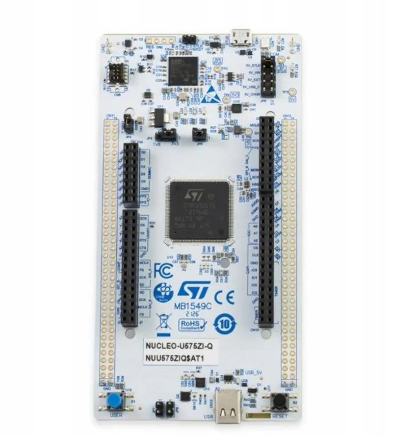 NUCLEO-U575ZI-Q  , Nucleo-144, STM32 йи, STM32U575ZIT6Q, 32Bit, Arm Cortex-M33