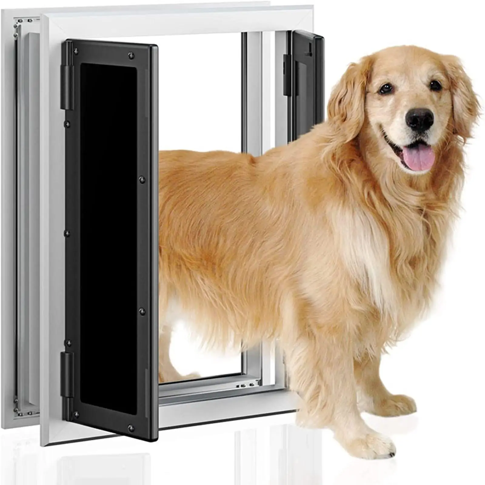 Luxurious Dog Doors Pet Door Inner Frame Durable for Indoor Interior Outdoor