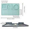 Multifunction Pet Slow Feeder Bowls Dog Licking Mat With Suction Cups For Anxiety Relief Dog Cat Water Drinking Eating Food 6