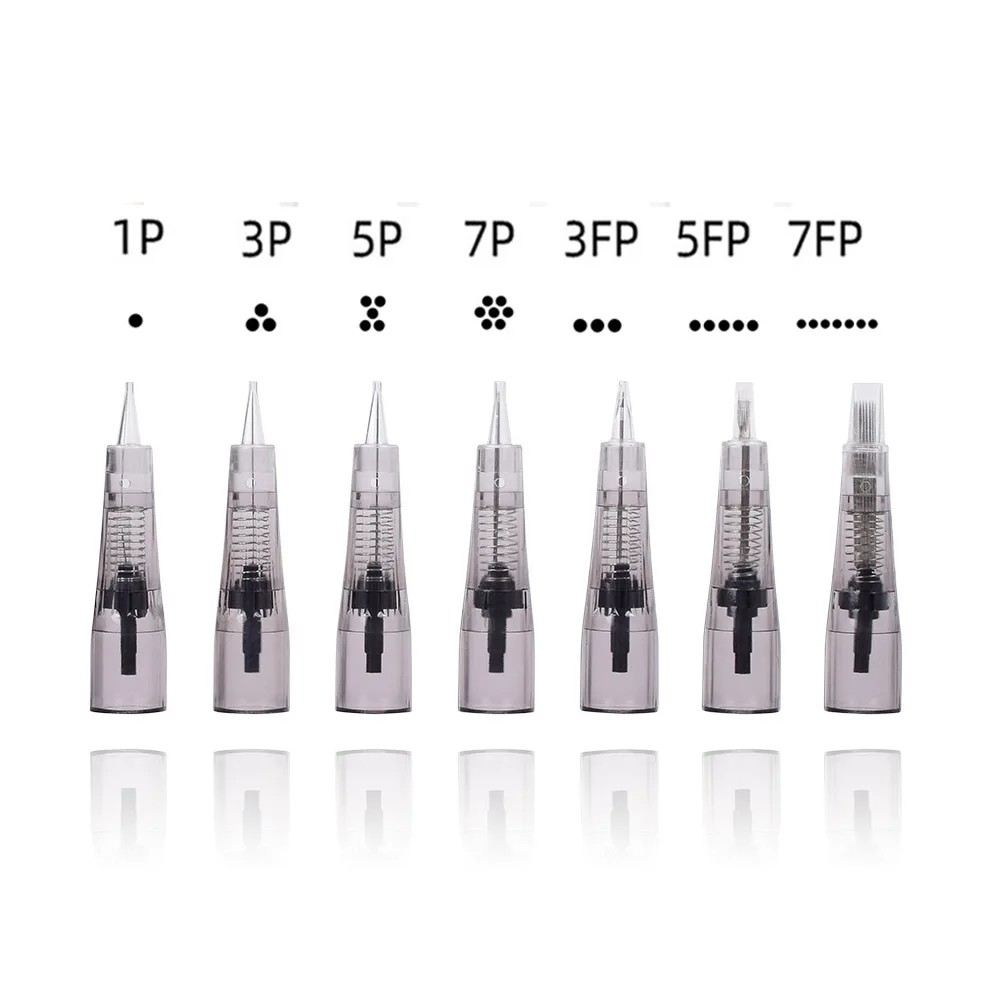 

30/50/100pcs Permanent Makeup Machine Cartridges Needles For Eyebrow Lip Tattoo MTS