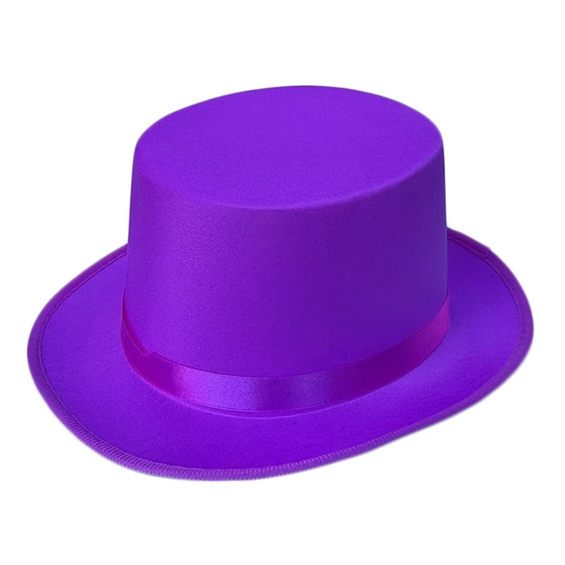 Chapeau Fedora Vintage Blanc - Style Victorien, Bord Court - Pour Homme, Femme, Adulte - Texture Laine Légère - Pour Déguisement, Fête, Look Quotidien