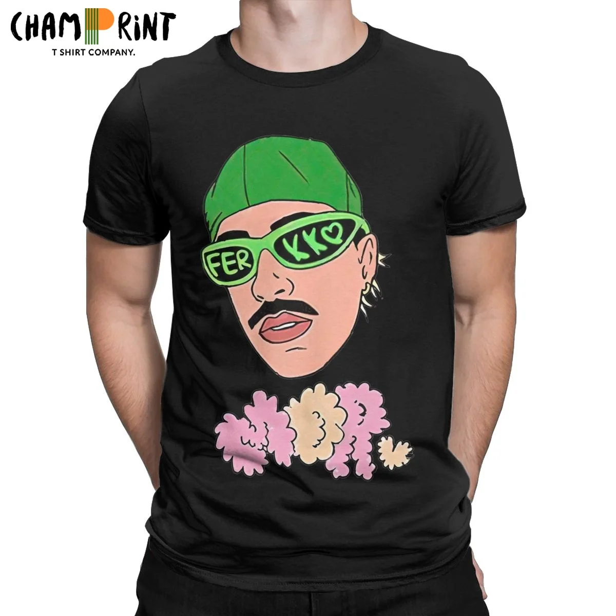 

Футболка мужская с круглым вырезом и коротким рукавом