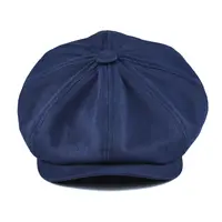 BOTVELA Men's Newsboy Cap Twill Cotton 8 Panel Hat Flat Ivy Cabbie Casual Baker Caps Gatsby Hat Retro Hats Boina Beret for Male 3