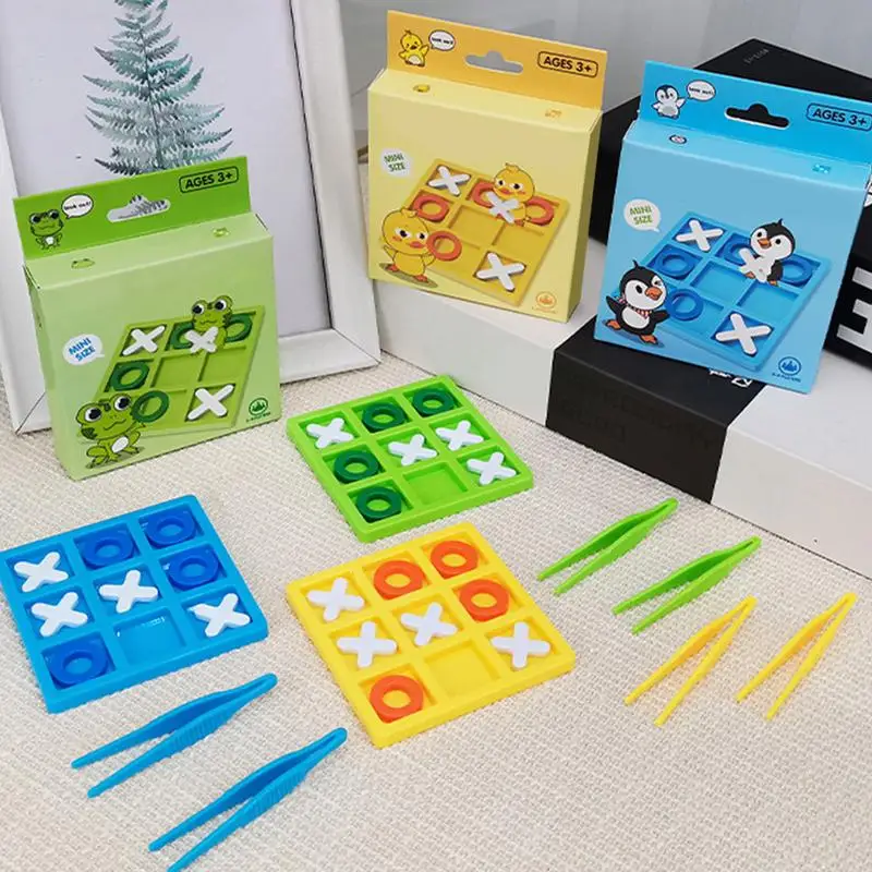Parent-Child Interaction Leisure Board Game Thinking Training Developing Intelligent Educational Toys OX Chess 5