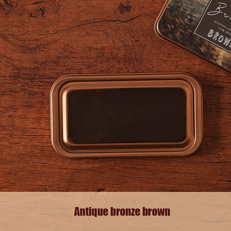 Exquisite Retro Iron Box Solid Color Neutral Inkpad