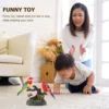 Small Bird Toys Parrot Voice Control Recording Talking Desktop Electric Red Child 3