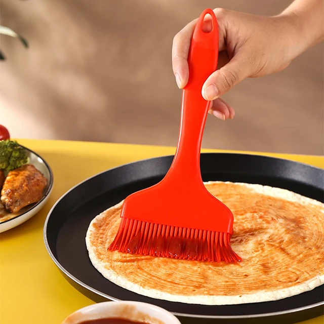 2Pcs Silicone BBQ Pastry Brush Extra Wide Kitchen Brush Practical Oil Brush  Cooking Grilling Baking – the best products in the Joom Geek online store