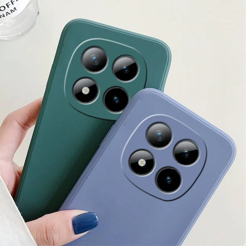 Shockproof Liquid Silicone Soft Case Cover for Redmi Note 15 and Pro Plus