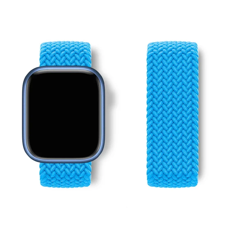 Elastic Braided Loop Watch Band Strap in Multiple Sizes