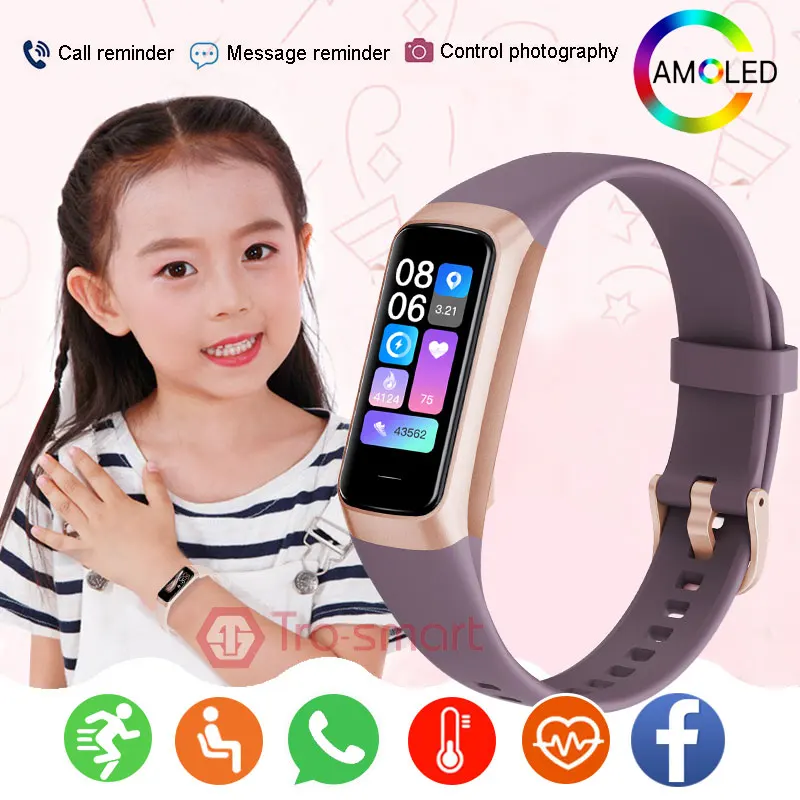 KidsSmartBraceletBodyTemperatureChildrenSmartBandBoysGirls