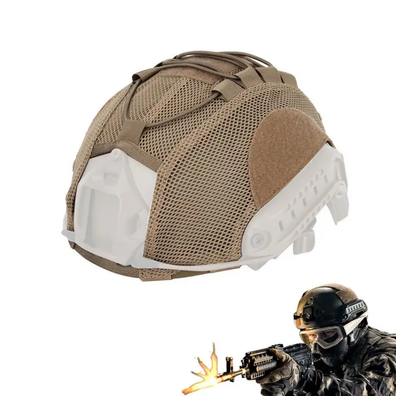 

Tacticals Militarys Helmets Cover Fast Helmets Cover Mesh Outdoor Airsoft Paintball Tacticals Militarys Gear Protective Body