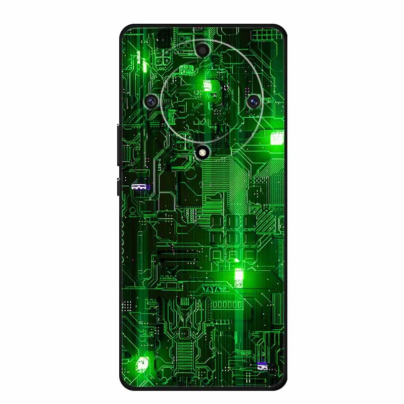 Stylish Painted Soft Silicone Back Cover for Honor X9a – Protective and Popular Coque