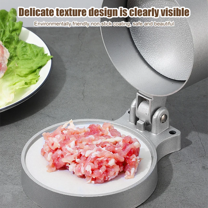 Aluminum Alloy Kitchen Hamburger Meat Press Tool Burger patty maker beef patty Makers Mold Hamburger Press Burger Maker tools