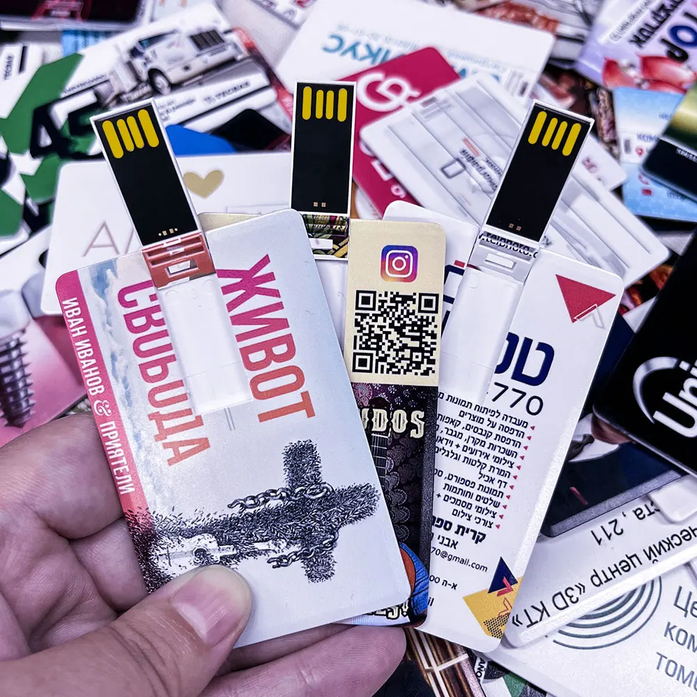 50개 128MB 맞춤형 선물용 USB 디스크 신용카드형 USB 플래시 드라이브 1GB 2GB 메모리 저장장치 4GB 8GB 16GB 32GB 64GB USB 2.0 펜 드라이브