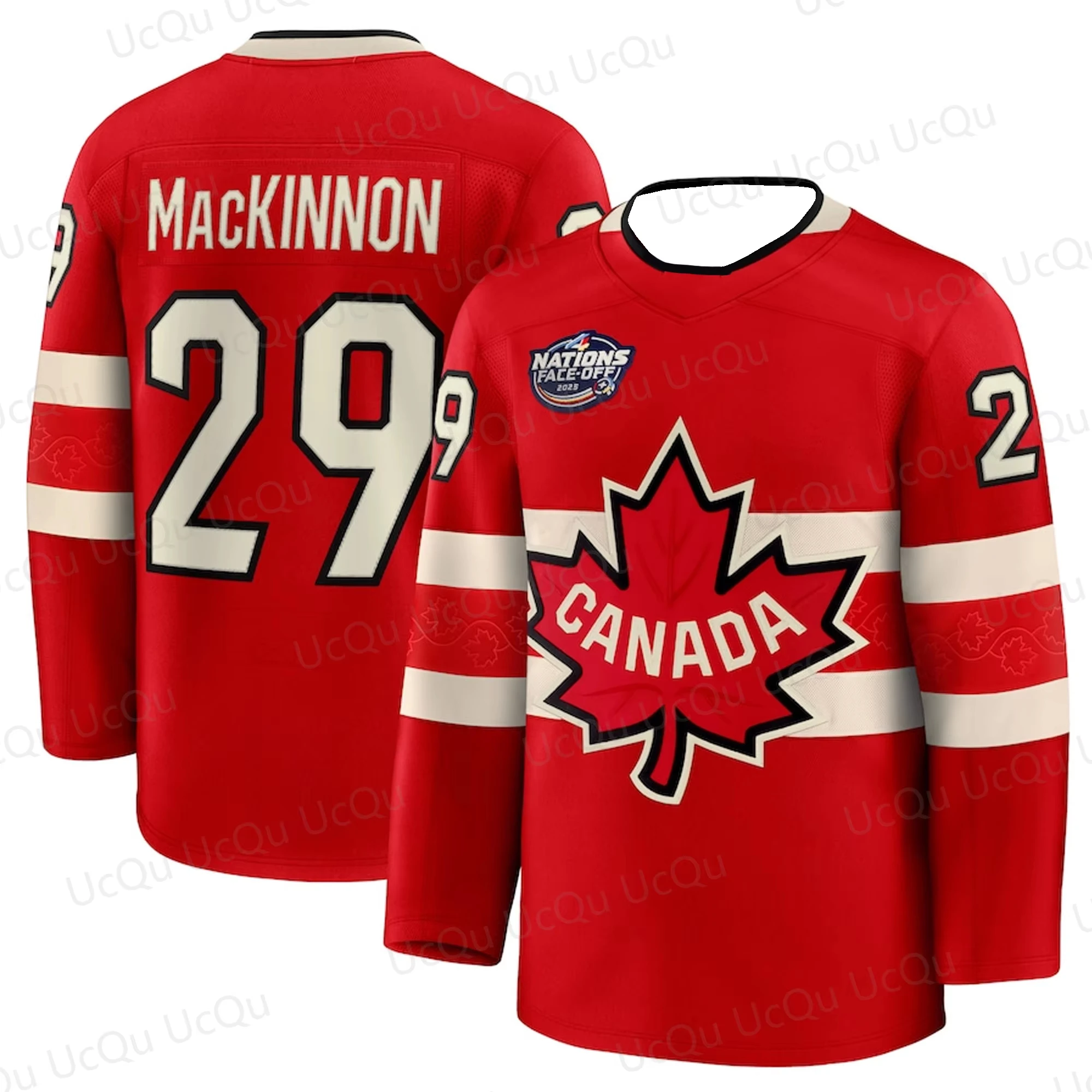 All Stars McDavid Canada #97 Ice hockey 4 Nations Jersey Long Sleeve Hoodie Men Women's Sports T-shirt Traning Tops sports apparel mens t shirt