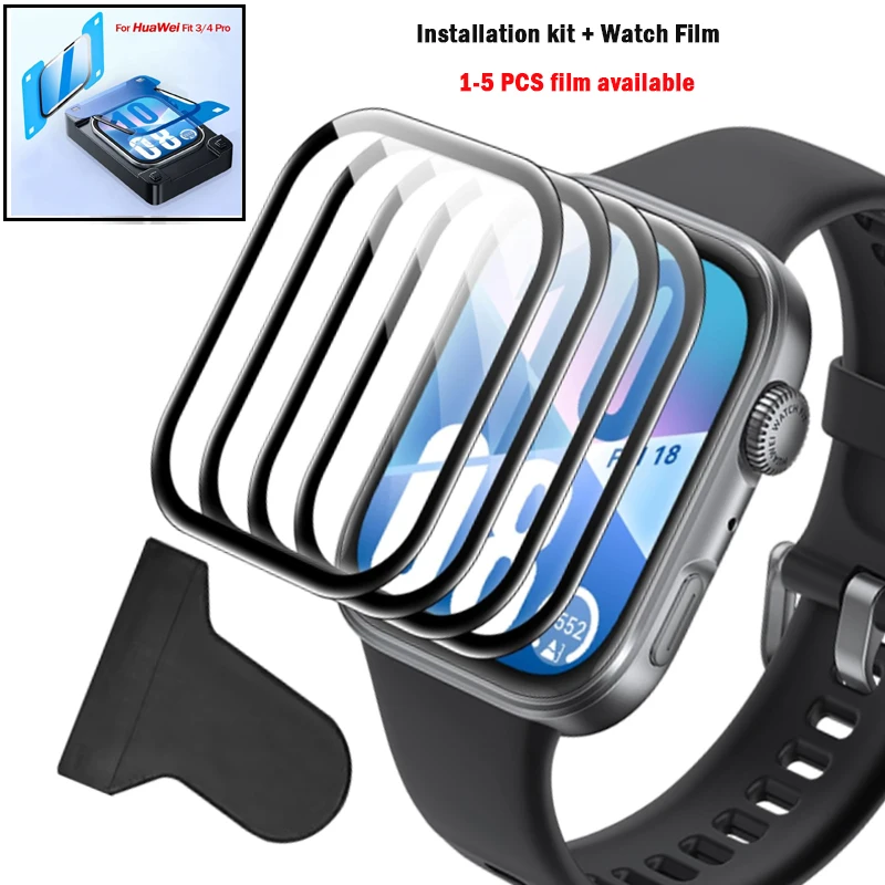 Easy Installation Kit with Hydrogel Film for Full Curved Screen Protection