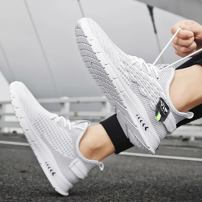 Scarpe da tennis da uomo traspiranti per fitness Scarpe da corsa leggere da passeggio antiscivolo_voghion.com