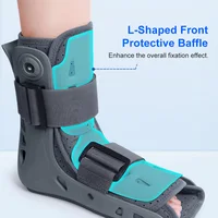 Botte antidérapante de marche aérienne pour la récupération du pied cassé, botte de marche pour entorse de la cheville, coussin d'air réglable, conception légère 3