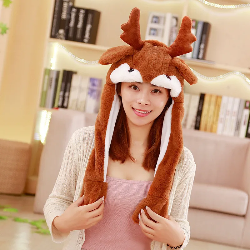 4 Pcs Penguin Plush Hats - Animal Cosplay Costume For Kids Parties & Photo Props