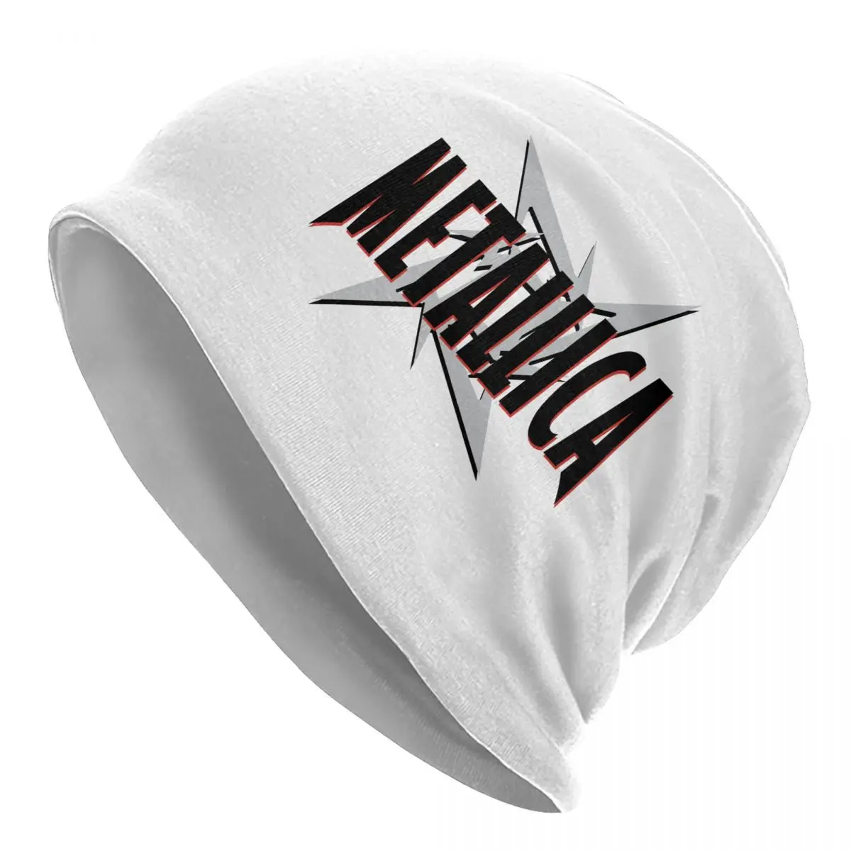 

Metallicas Skullies Beanies Hats Rock Music Casual Unisex Outdoor Caps Warm Thermal Elastic Bonnet Knitting Hats