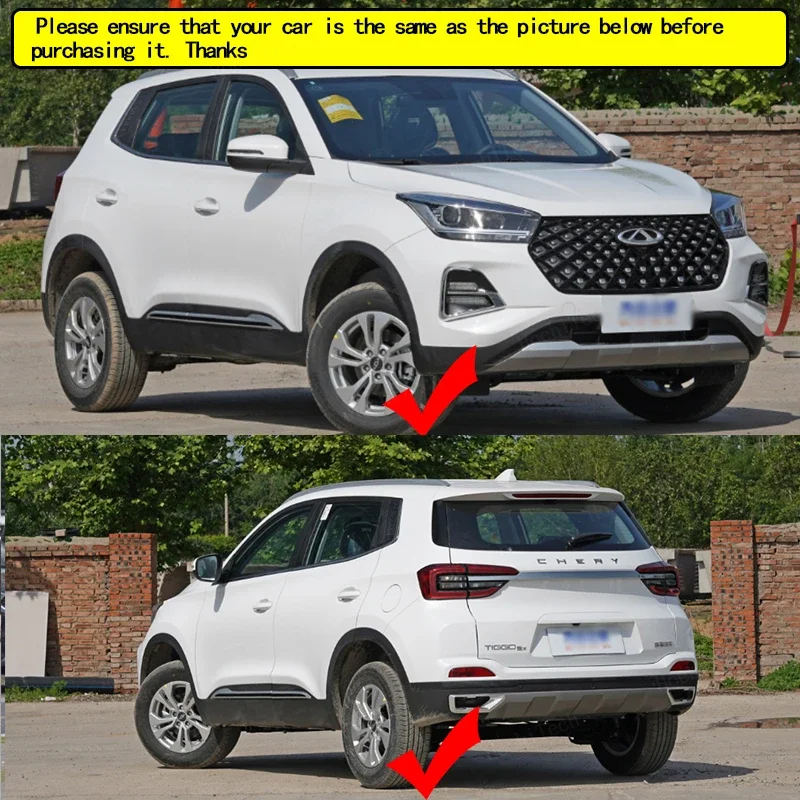 Parafanghi Per Chery EQ1 2019-2023 - Set 4 Pezzi Anteriore/Posteriore In ABS Con Viti - Foto 5