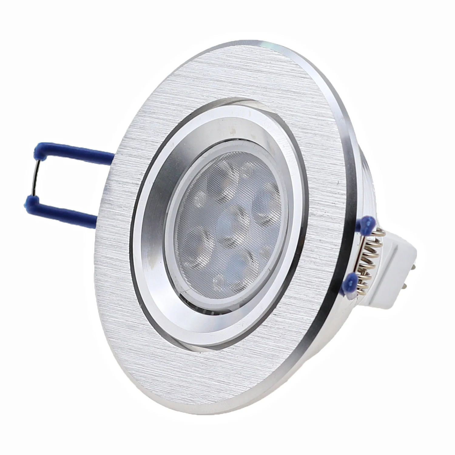 Description Picture 6 of itemSimple Style Silver Ceiling Round Design GU10 MR16 LED Downlight Fittings Furniture Frames LED Ceiling Light Fixtures Home Decor