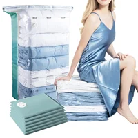 1pc No Need Pump Vacuum Bags Large Plastic Storage Bags for Storing Clothes Blankets Compression Empty Bag Travel Accessories 1