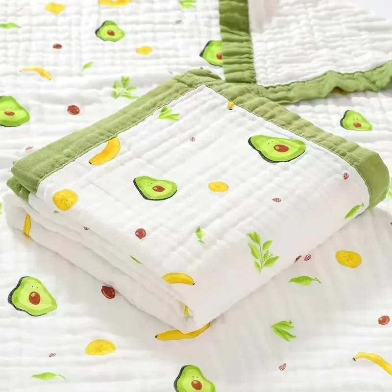 Baby Bath Towel Newborn Baby Gauze A Class Newborn Children Bath Towel Cotton Six Layers High Density Quilt Cover