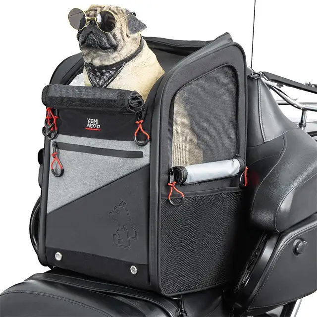 Bolsas de transporte para perros y gatos, plegable de 44L de capacidad de carga portátil para transporte de perros y motocicletas, para Street Glide Road King Touring Trike| | - AliExpress