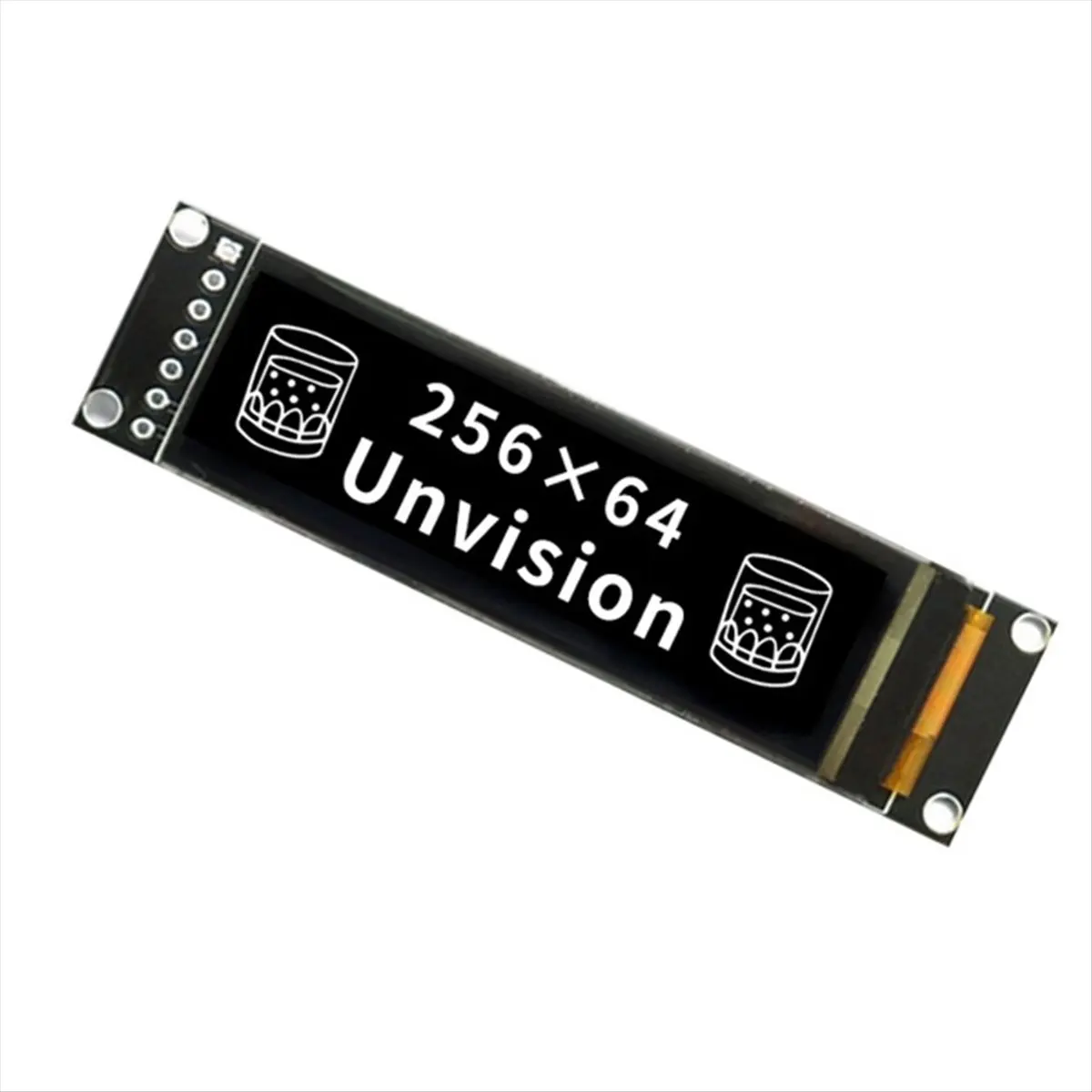 58R 전자 액세서리, 2.08인치 OLED 디스플레이 모듈 256x64 도트 매트릭스 SH1122 드라이버(검은색)
