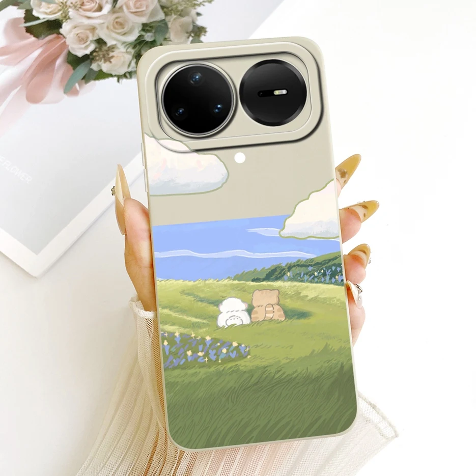 Cute Dog & Panda Cartoon Soft TPU Phone Case Cover - For Huawei Nova 15 Pro Ultra 5G