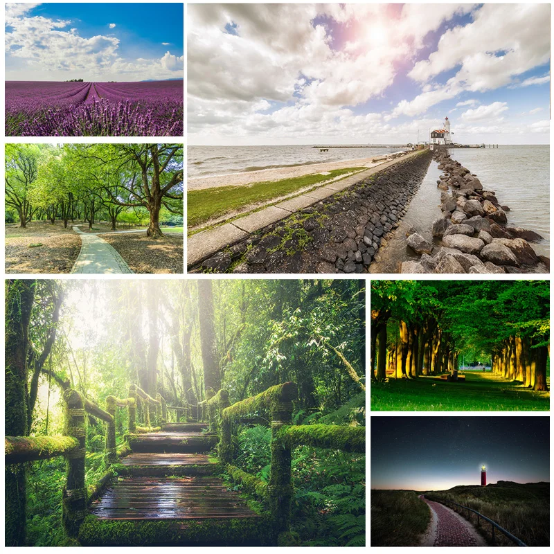 

SHUOZHIKE Natural Scenery Photography Background Forest River Landscape TravelPhoto Backdrops Studio Props 21929 BNM-05