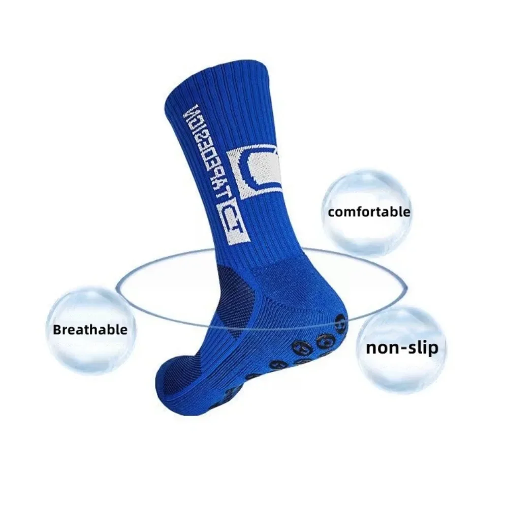 Non-slip Soccer Socks Basketball Football Socks For Men Mid Calf Running Cycling Sports Grip Sock Anti-slip Thickened Breathable football socks,sports socks,cycling socks,fitness sports socks,sport socks