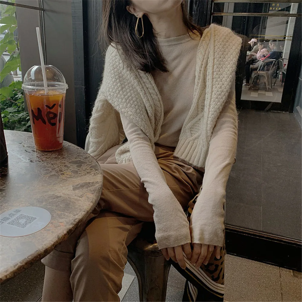 

Evening DressRetro Knitted Coat For Women, Big Gold Buckle, Loose Short Sweater, Lazy Wind, New Fashion, 2022 Autumn And Wi