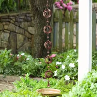 รางน้ำฝนโลหะหมุนได้สำหรับรางน้ำฝน ติดตั้งง่าย ตกแต่งสวน 4