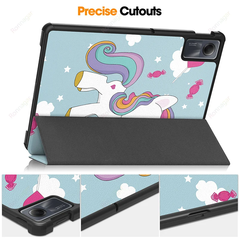 Capa Bonito do Unicórnio para Xiaomi Redmi Pad Hard pc Back Tablet Shell 11 10.6 Case se 2023