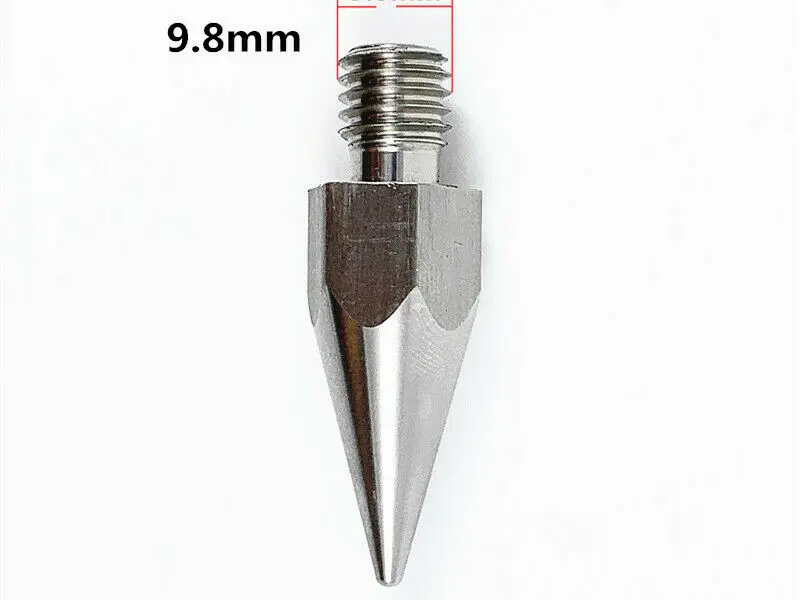 Durable Stainless Steel Sharp Point Replacement Tip with 1/4 Internal Thread