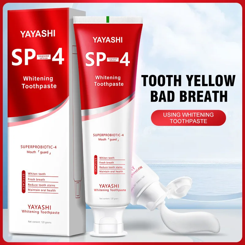Teeth Whitening Product Teeth Health Product Probiotic Whitening Toothpaste Brightening Stain Removing 120g SP-4 Fresh Breath Enzyme Toothpaste Whitening Teeth
