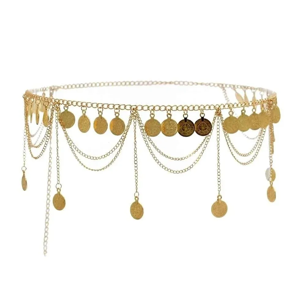 Neue Bauchkette mit Quastenverzierung, mehrschichtig, verstellbar, Taillenkette, Taillengürtel – Detail 2