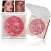 Pearlescent Shimmer Blush Powder, Single-color Blush, Fine Powder, Improves Skin Tone, Blush Without Flying Powder 2
