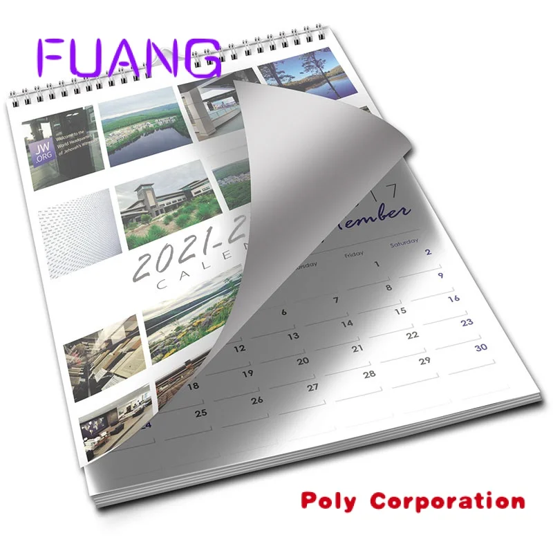 Custom  Promotional Custom Coloring Printing 2023 Daily Wall Calendar