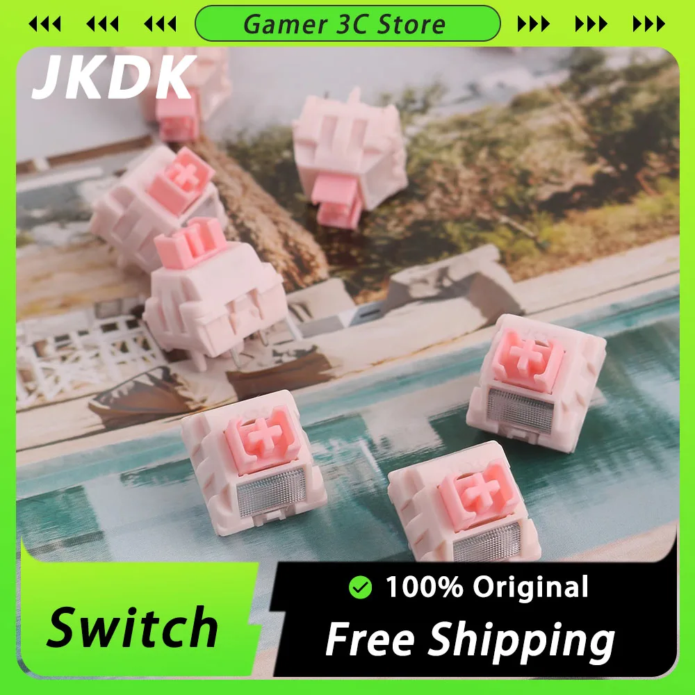 

JKDK V2 Switch 58g Linear 90pcs/110pcs Silent Customize Hot Swap E-sports Switches for Mechanical Keyboard Gamer Accessories