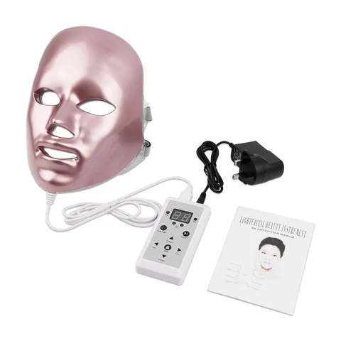 Face Mask 7 Colors Photon Light Therapy Skin Rejuvenation Facial PDT Skin Care Beauty Anti Wrinkle LED Mask Skin Care