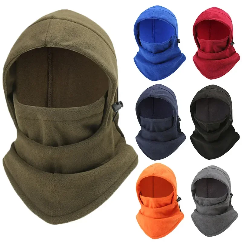 

Winter Autumn Warm Fleece Hat Men Women Outdoor Windproof Hiking Fishing Cycling Hunting Military Tactical Cap Airsoft Balaclava