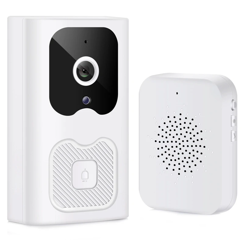 Sonnette d'alarme intelligente pour la sécurité à domicile, interphone vocal, caméra IP, vision nocturne, Wi-Fi, tendance e VGA