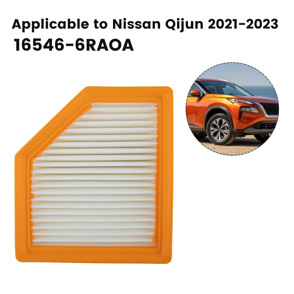 Improved Heat Sink and Charging Capabilities Air Filter Element Fit for Nissan for Rogue 25 Models (16546 6RA0A)