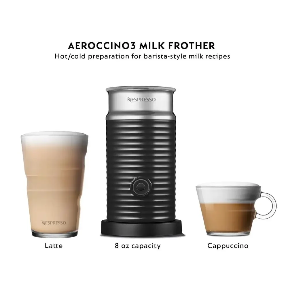 Single-Serve Centrifusion Coffee & Espresso Machine Nespresso VertuoPlus ENV150GY Gray Brewer Double Espresso Gran Lungo Capsule 4